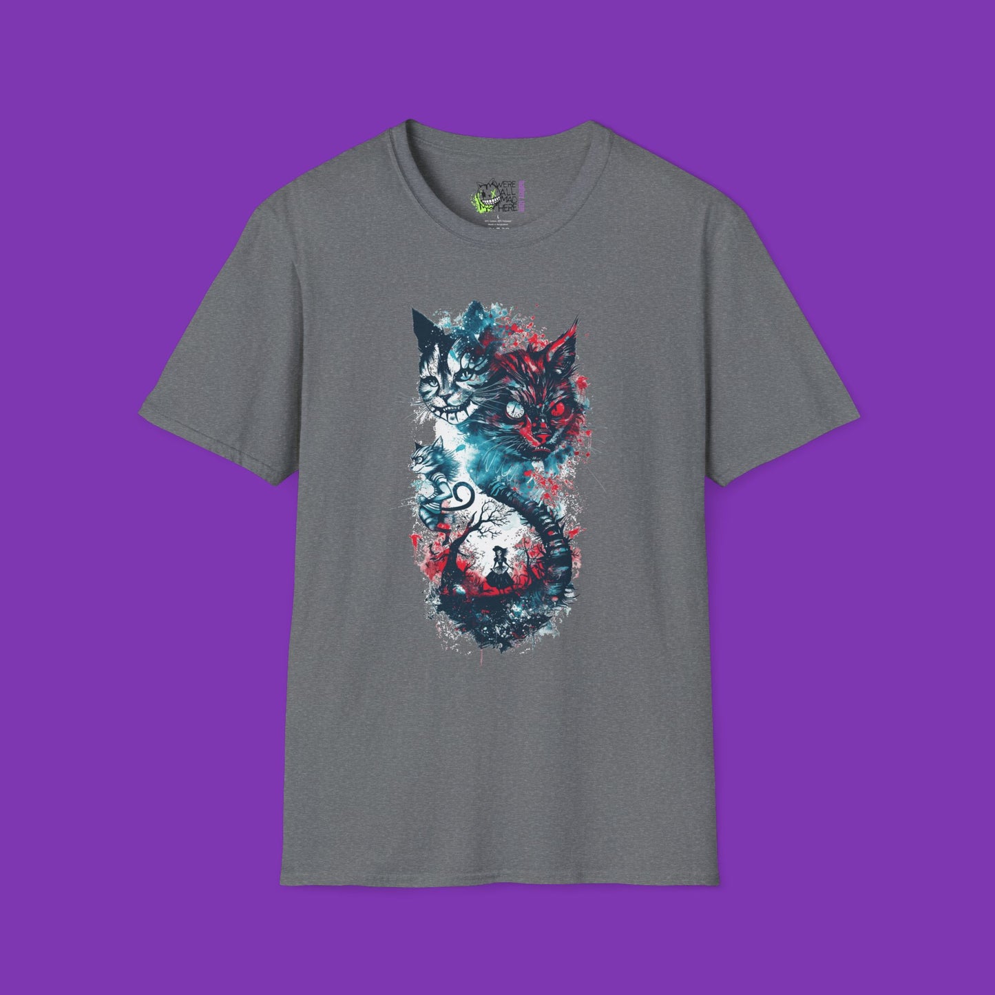 The Cheshire’s Dual Grin – Blood & Smoke Edition Tee