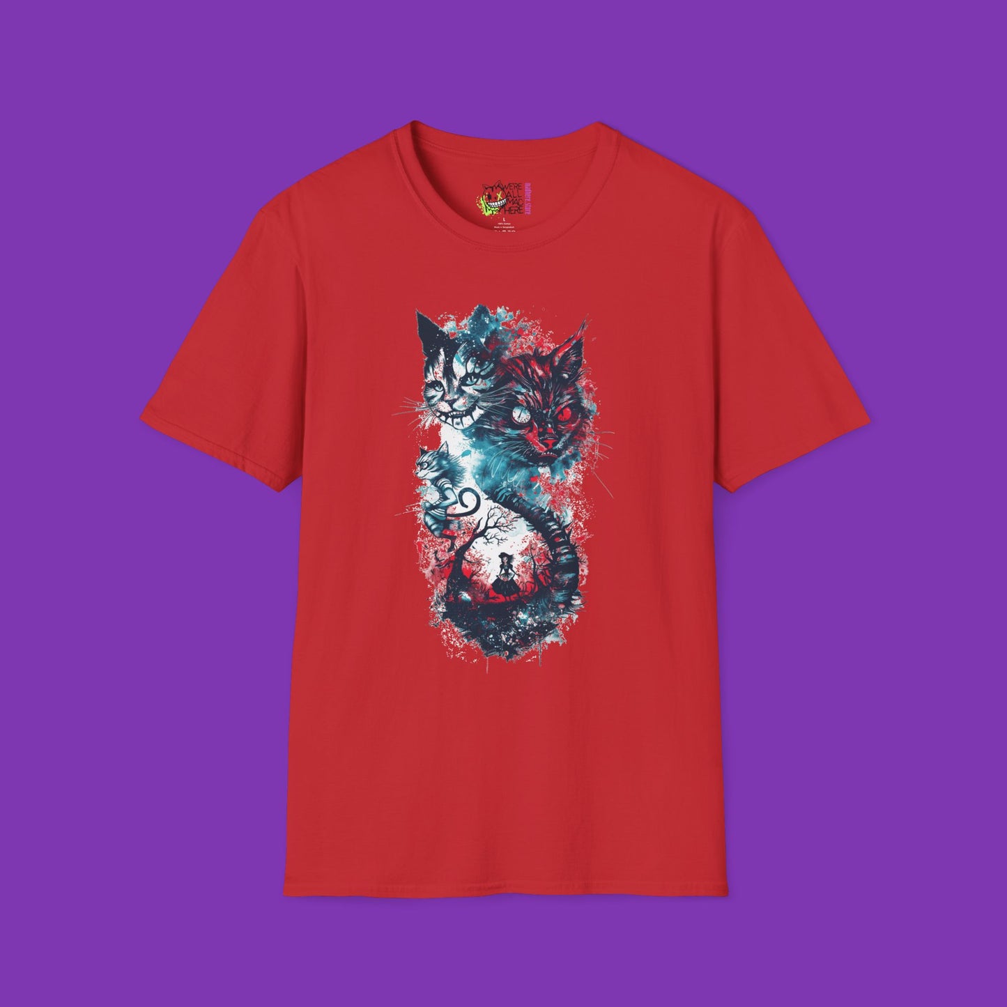 The Cheshire’s Dual Grin – Blood & Smoke Edition Tee