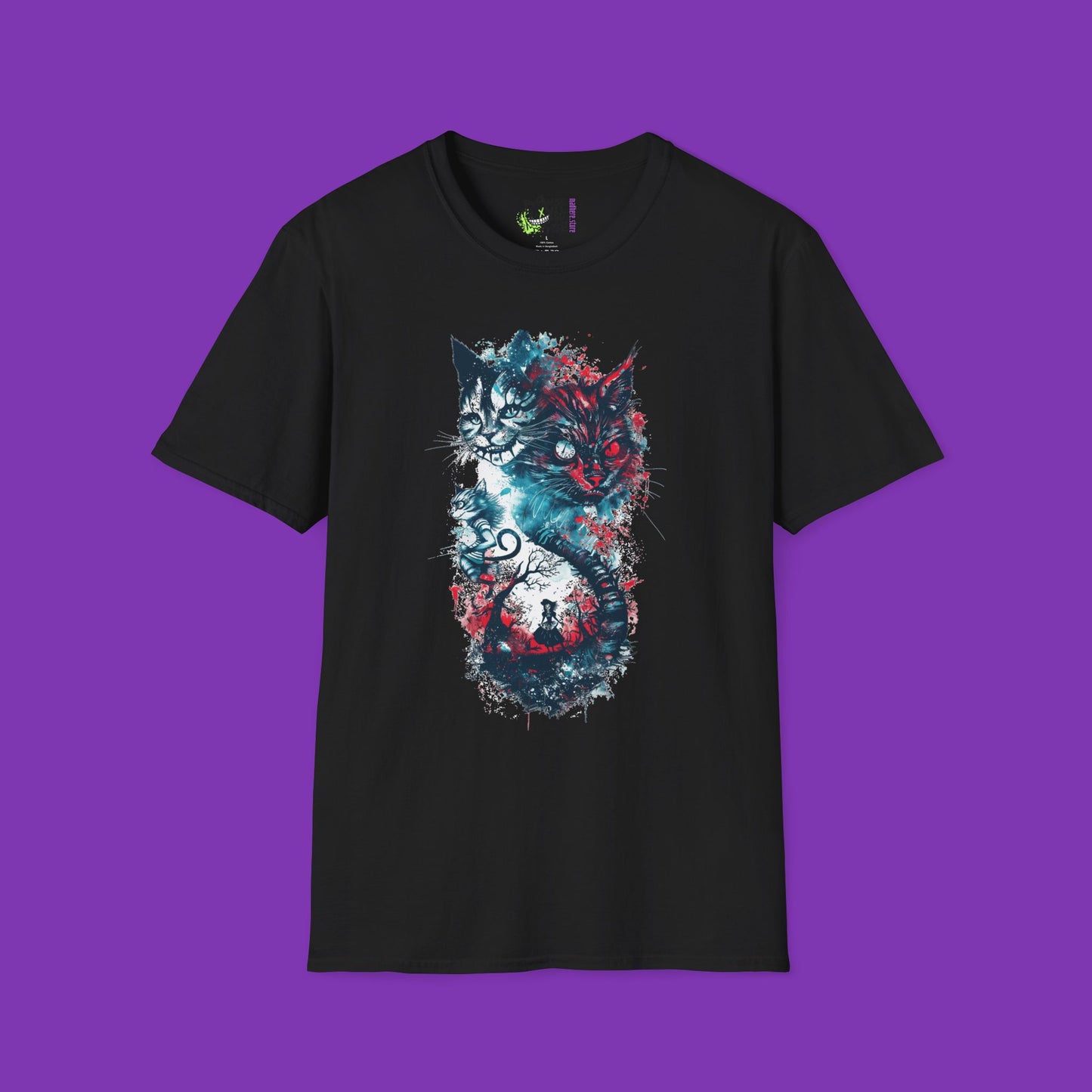 The Cheshire’s Dual Grin – Blood & Smoke Edition Tee