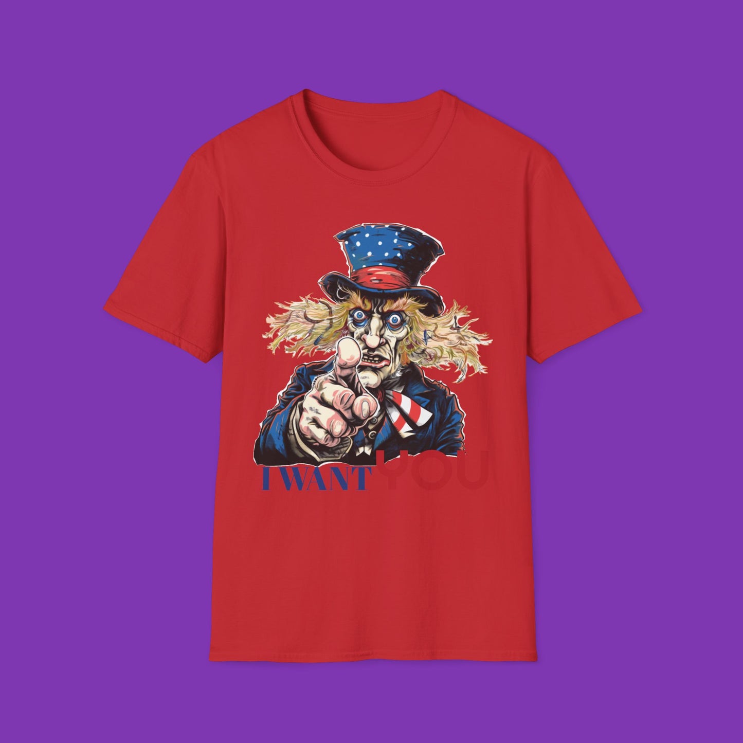 Uncle Mad Hatter Want You- Unisex T-shirt
