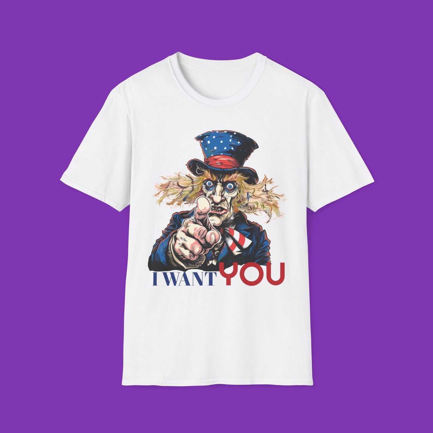 Uncle Mad Hatter Want You- Unisex T-shirt