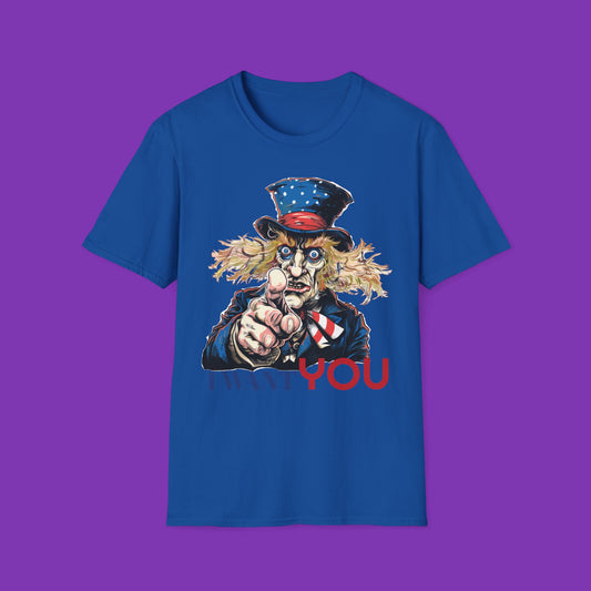 Uncle Mad Hatter Want You- Unisex T-shirt