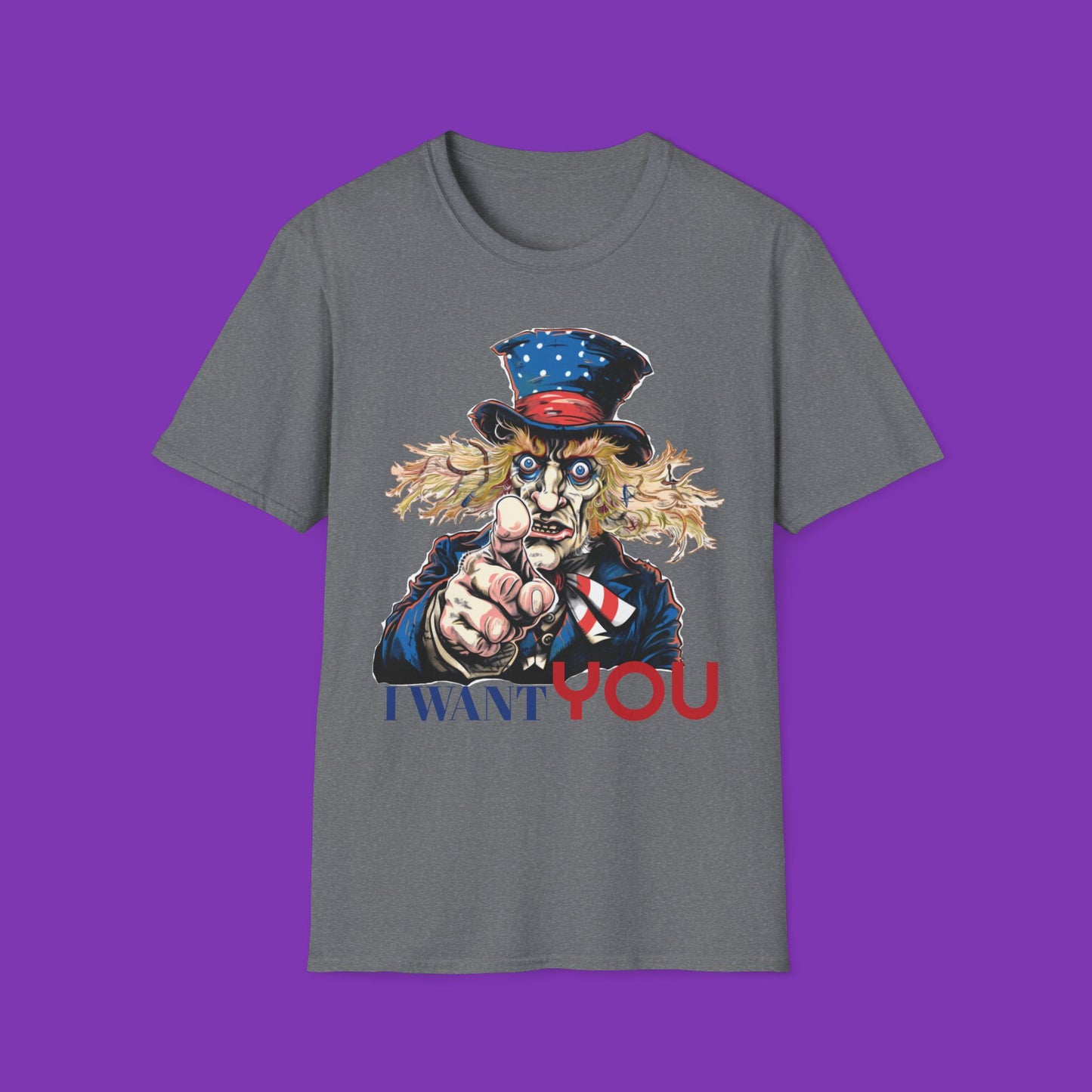 Uncle Mad Hatter Want You- Unisex T-shirt