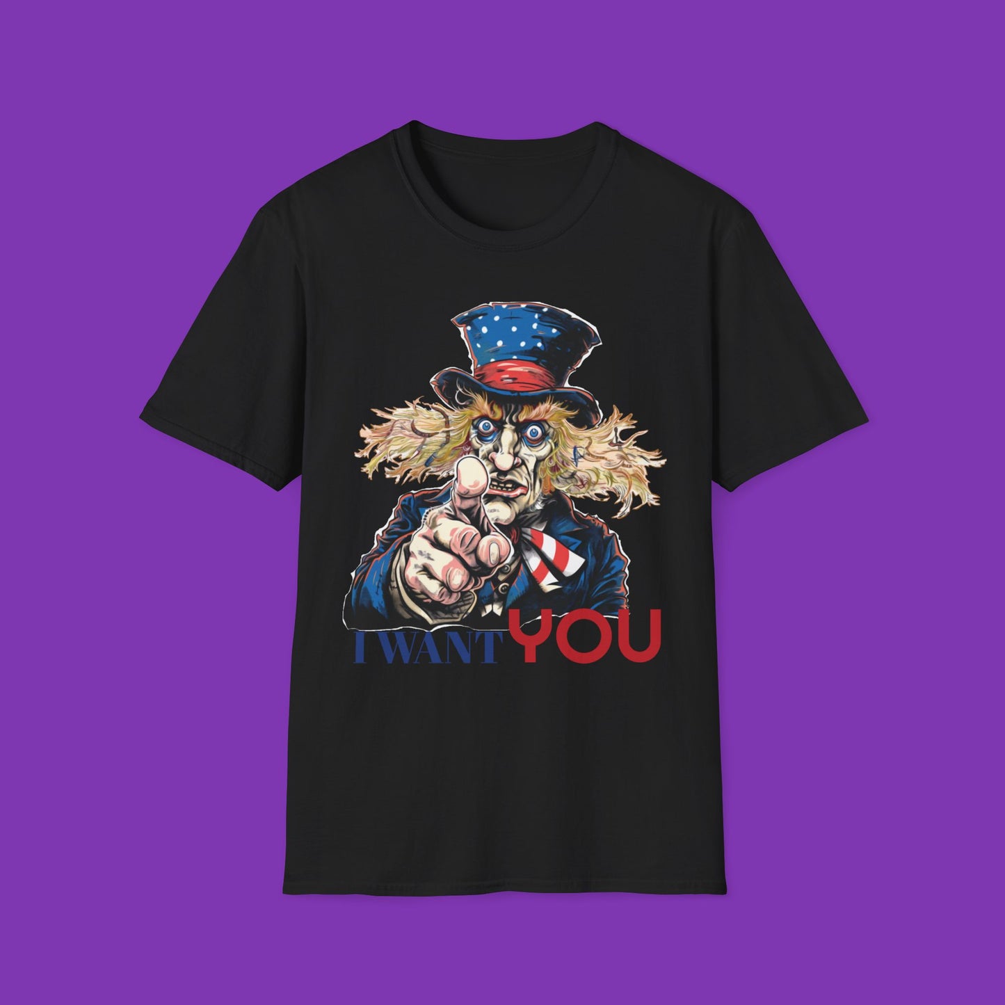 Uncle Mad Hatter Want You- Unisex T-shirt