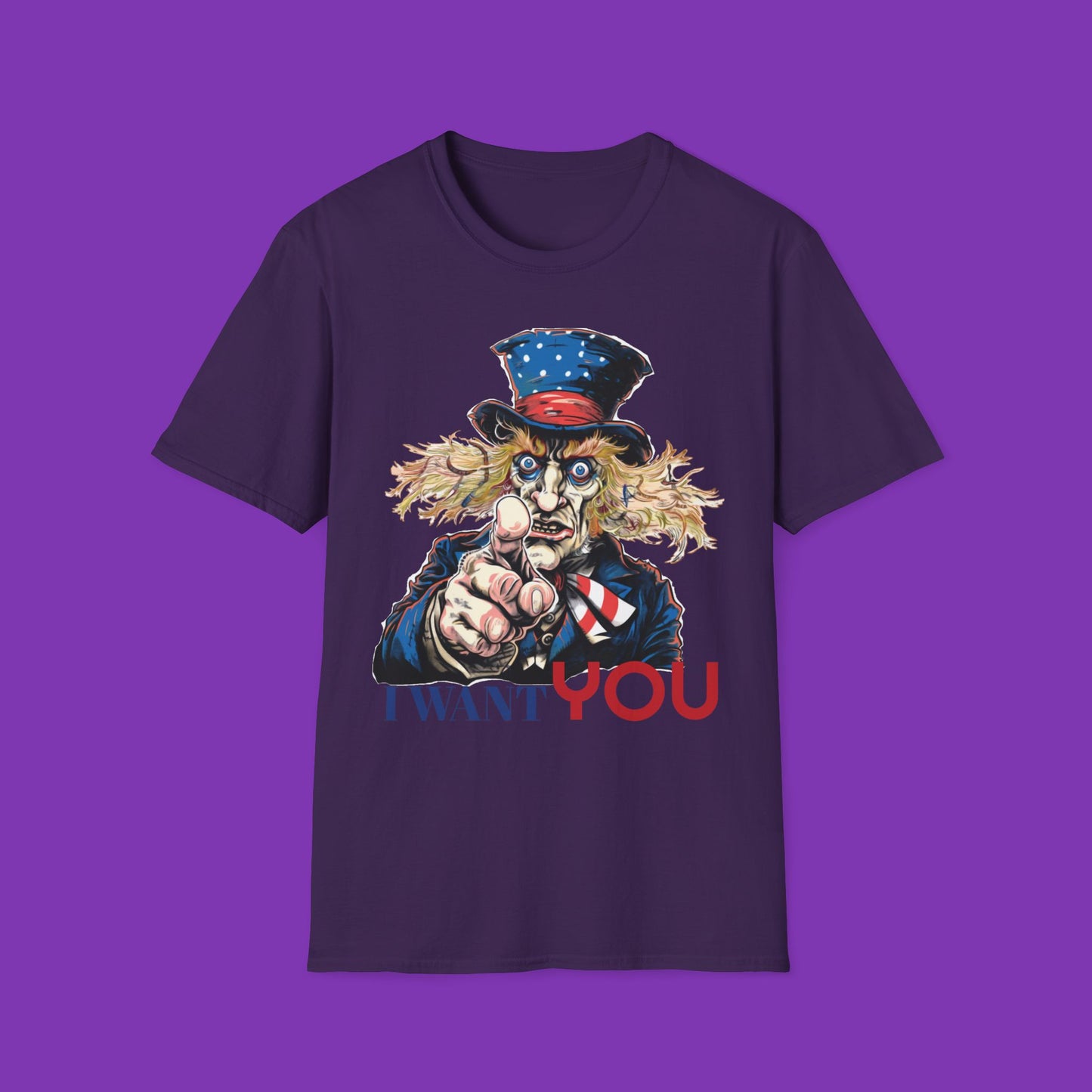 Uncle Mad Hatter Want You- Unisex T-shirt